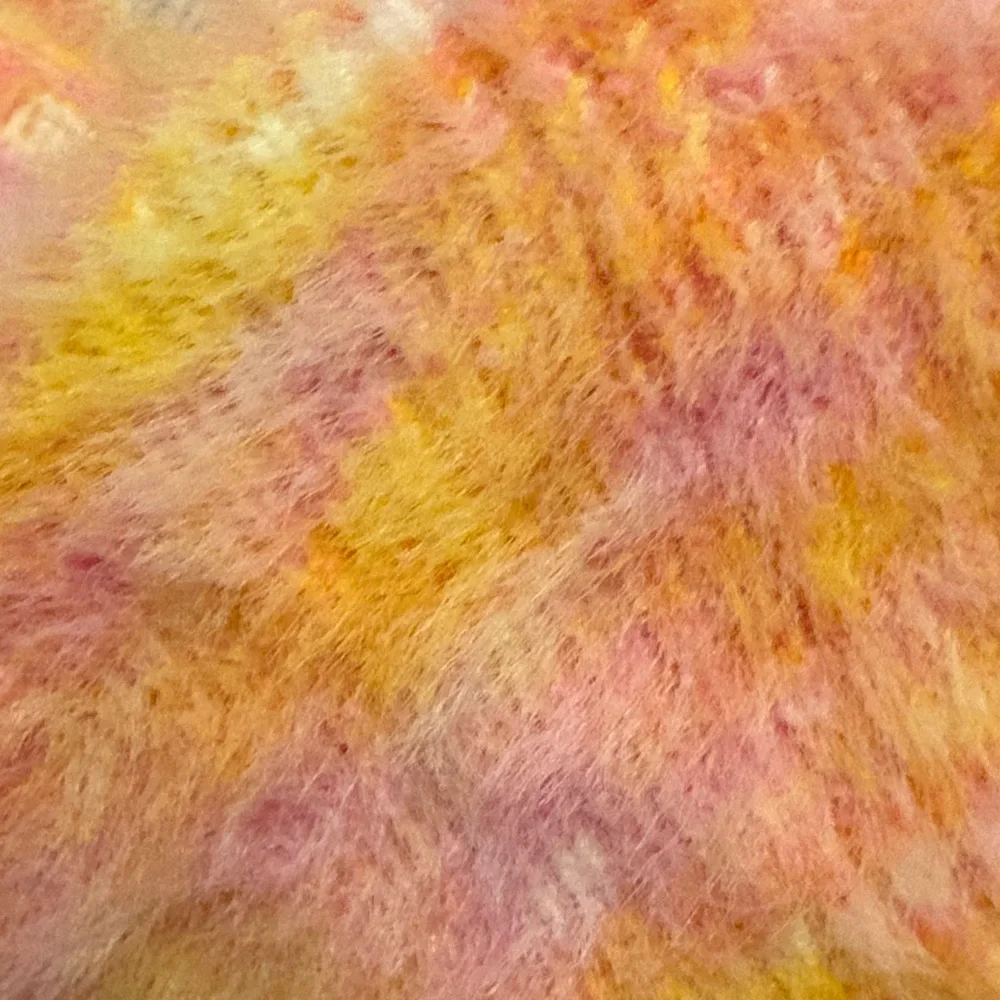Free People intimately Cozy Multicolor sorbet Knit Sweater small (oversized)